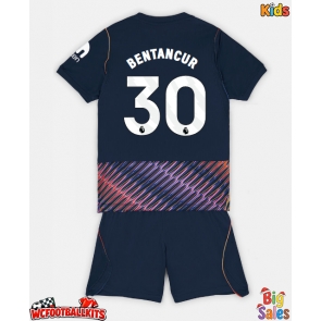 Tottenham Hotspur Rodrigo Bentancur #30 Replica Away Stadium Kit for Kids 2026-27 Short Sleeve (+ pants)